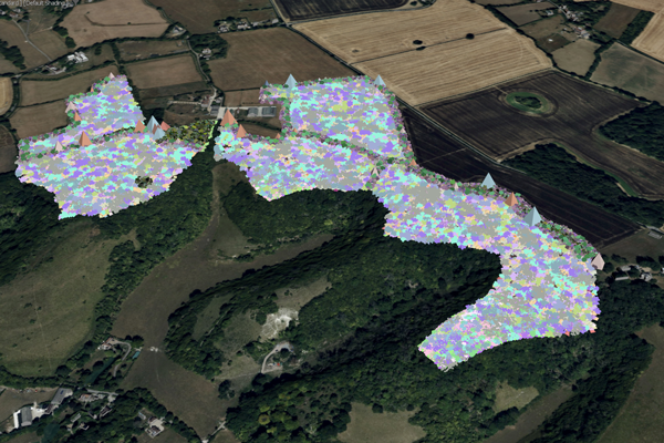 PHASE 4 — 3D BUILD Terrain modelling — the surrounding context environment is built in 3D Proposed habitat built in 3D based on design information received