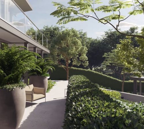 Derrydown Huf Haus Garden Visualisation | Location: UK | Client: Rosebank Landscaping
Project Type: Animation | Architectural Visualisation | Landscape Visualisation | The Ruby Cube Derrydown Huf Haus Garden Visualisation